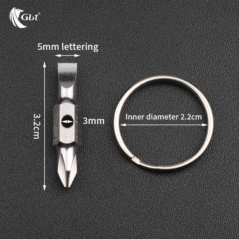 Mini daily carrying keychain screwdriver pocket EDC tool
