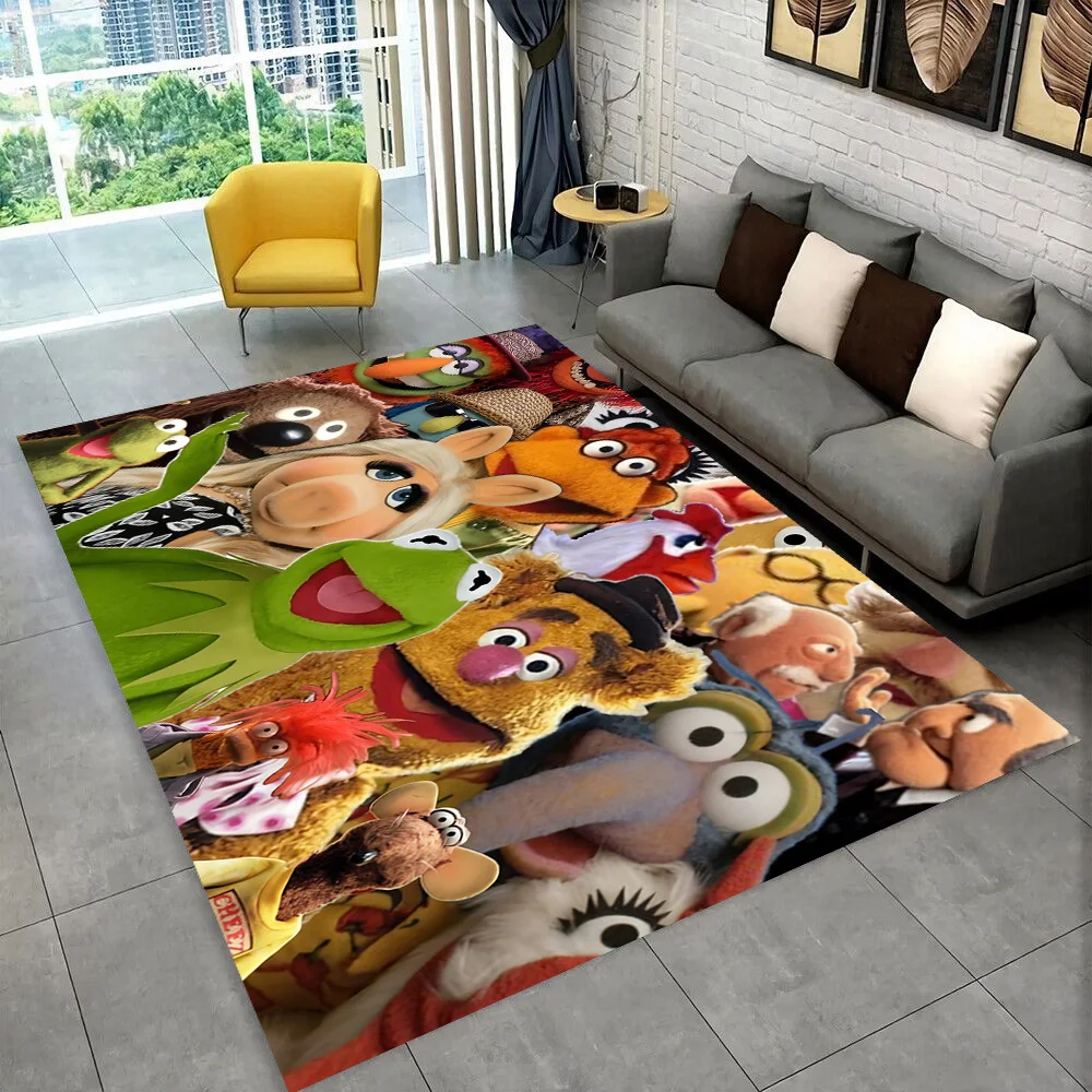 S-Sesame Street TV Cute Cartoon Carpet Rug for Bedroom Living Room Sofa Home Doormat Home Decor,Area Rug Non-slip Floor Mat Gift