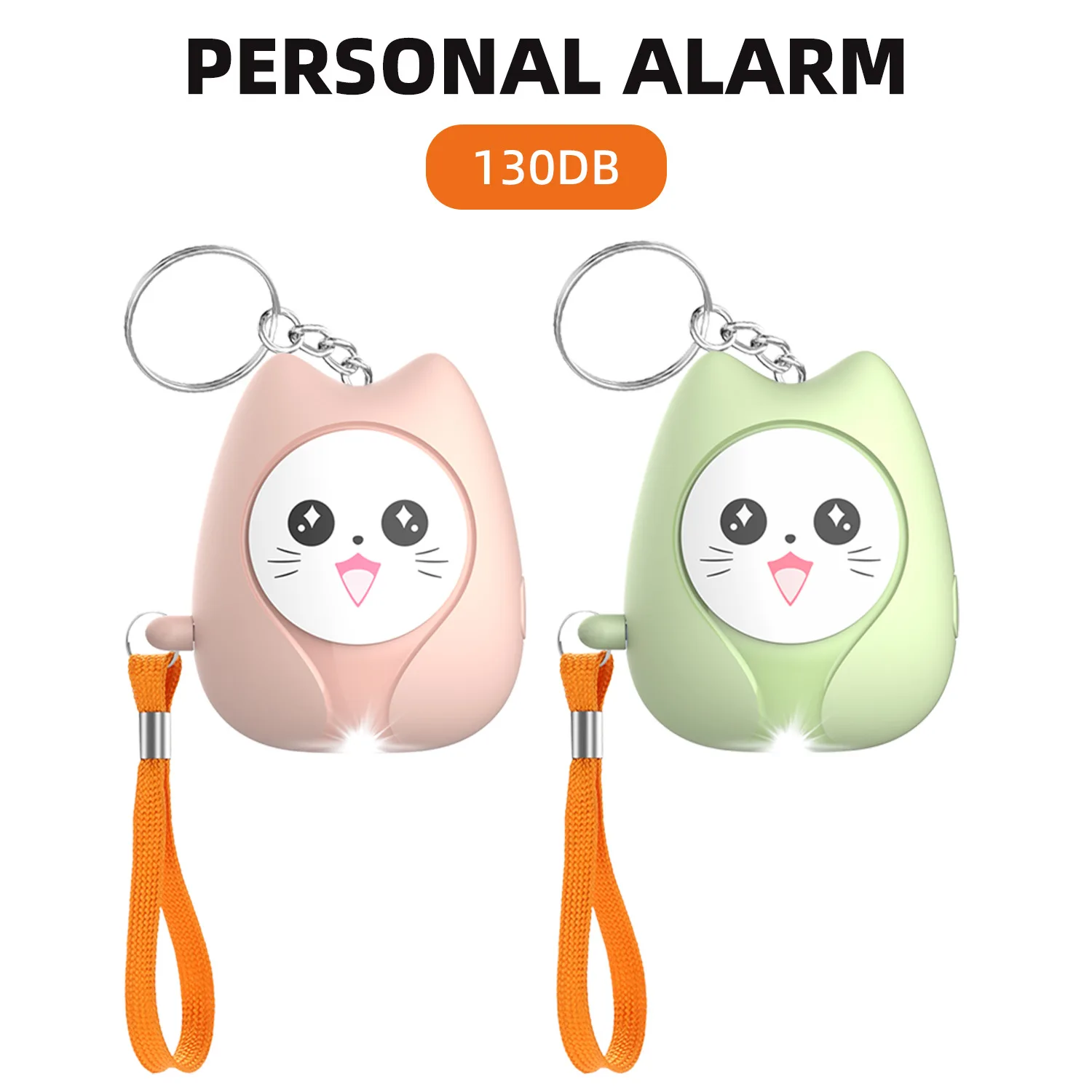 2025 New Personal Alarm Self-defense For Women & Kids Portable Keychain Emergency Panic Alert Outdoor Safety Device For Elderly