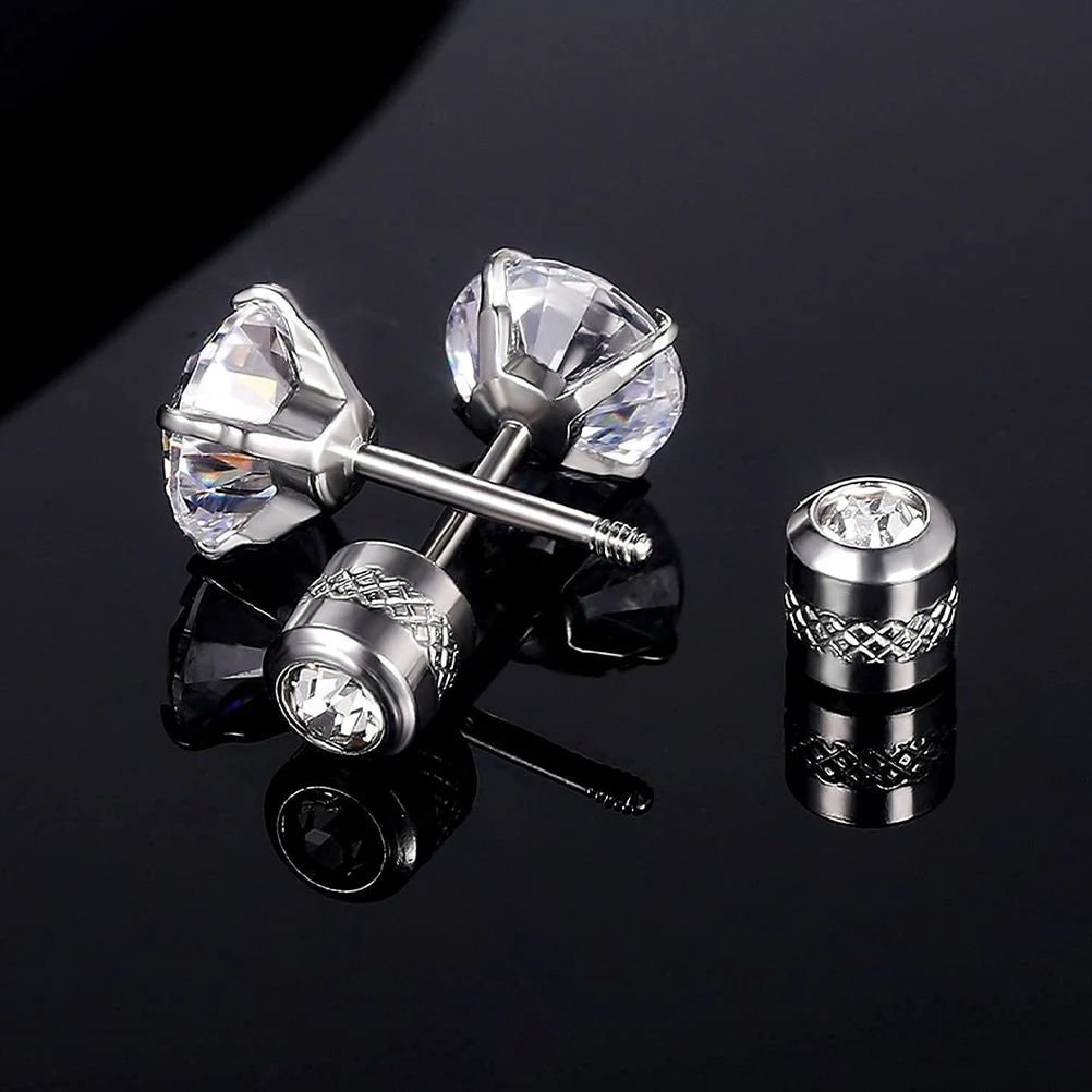 

Zircon Ear Studs Decorative Earrings Accessories for Girls Women Rhinestone Jewelry Trendy Fashion Metal Gifts