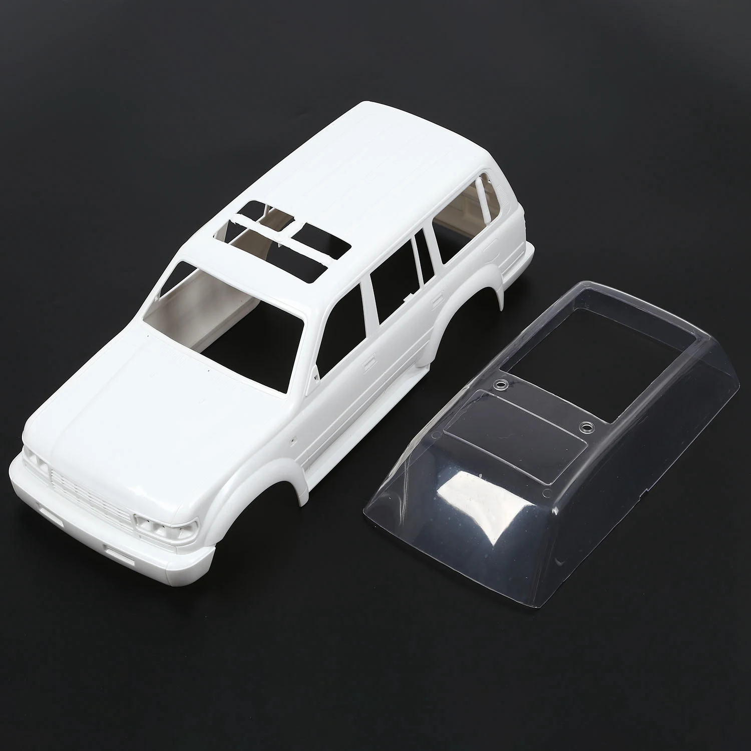 AS96-1/10 Land Cruiser LC80, carrosserie en plastique rigide, empattement de 313 mm, pour camion tout-terrain télécommandé Axial SCX10 Hz.
