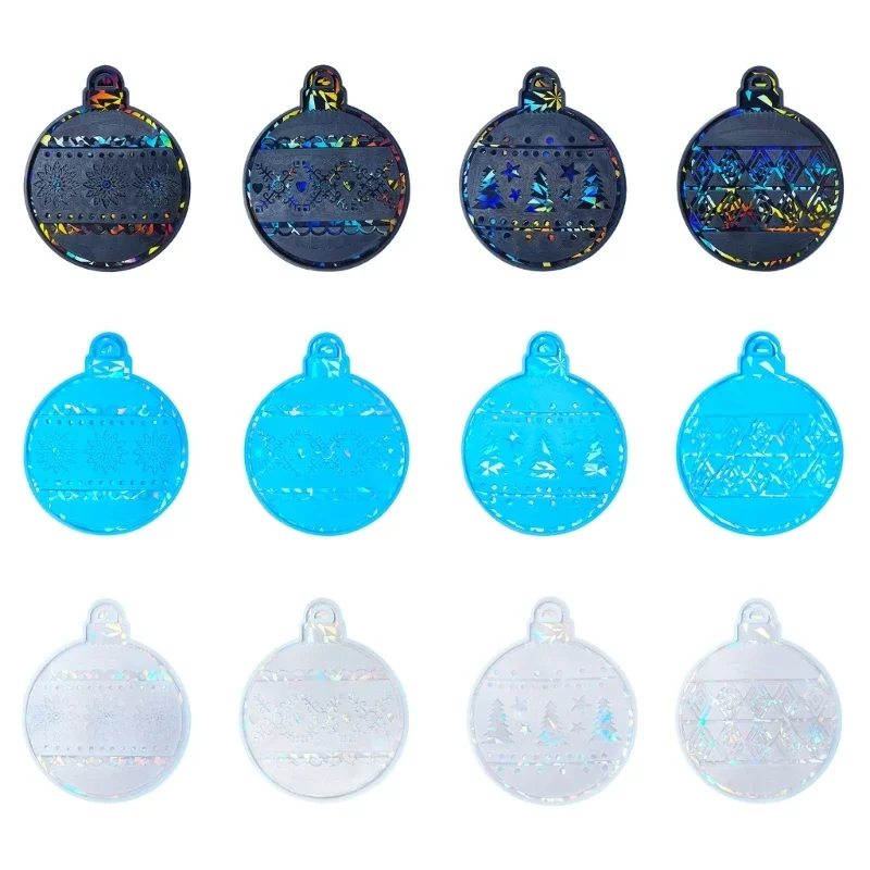 

Christmas Resin Molds Beautiful Ornaments Molds Silicone Pendant Moulds Silicone Cup Pad Moulds Perfect for Christmas Wholesale