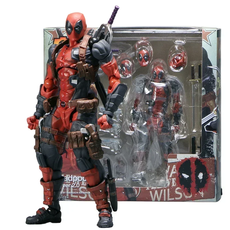 22cm Disney Deadpool Action Figure legends Joint Movable KAIYODO Movie Model Figurines Toys for Kids brithday Christmas Gift