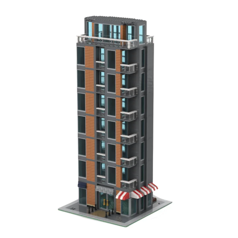 2255 パーツ MOC クリエイティブシティストリートビューモジュラー住宅高層ビルモデルビルディングブロック DIY キッズ組み立てレンガおもちゃギフト