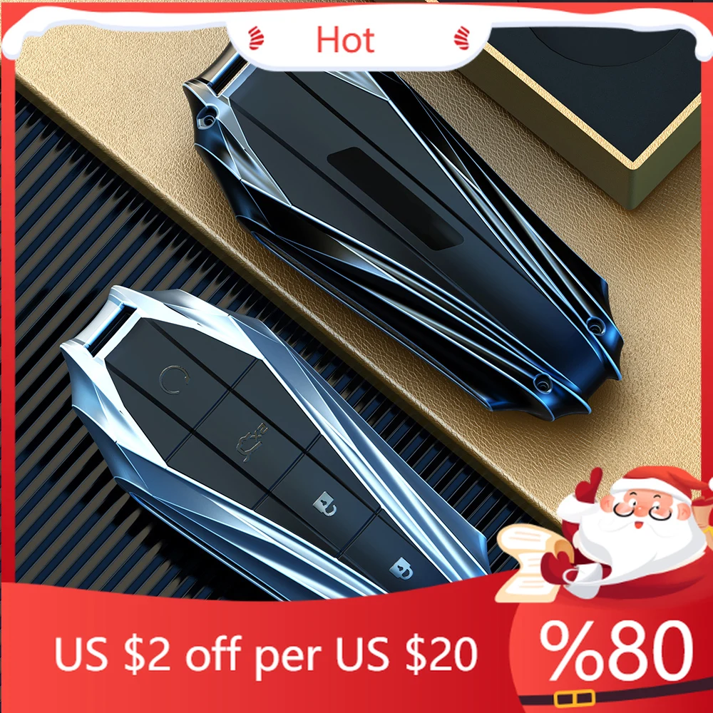 

Чехол для горячего ключа для BYD Song Plus Atto 3 Han EV Tang DM Qin, кожаный металлический держатель для пульта дистанционного брелка Ke, внутренние наклейки