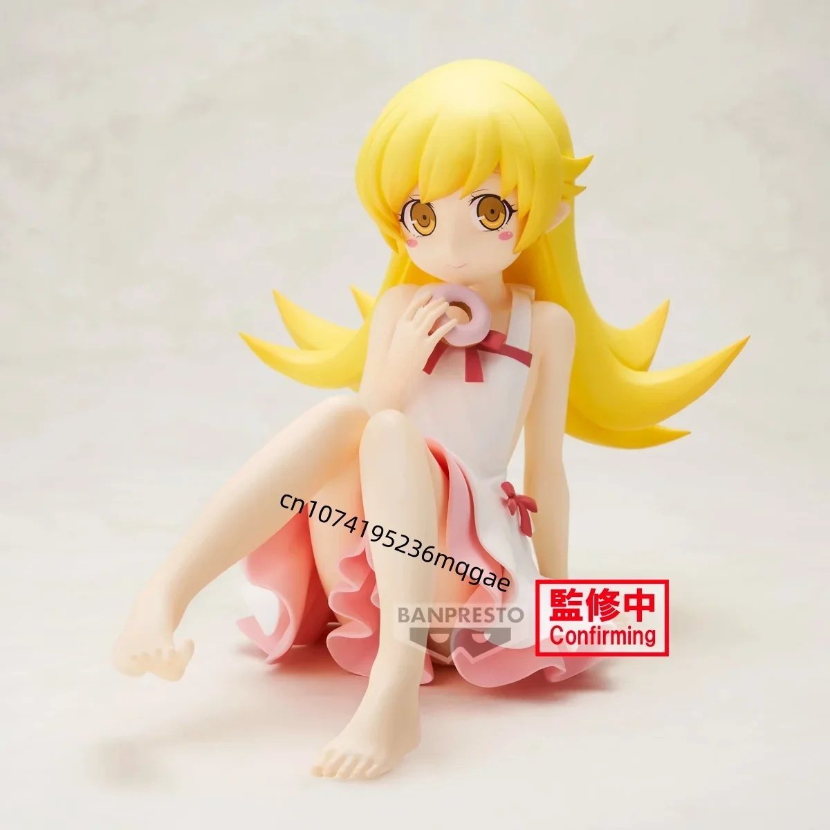 Original Bandai Banpresto Monogatari Series Oshino Shinobu ESPRESTO Anime Action Figures Model Relax time Collections Gift
