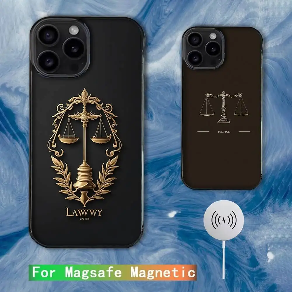 

Law Lawyer Judge Justice Phone Case For iPhone 16e,16,15,14,13,12,11,Plus,Pro,Max,Mini Magsafe Magnetic Wireless Charging