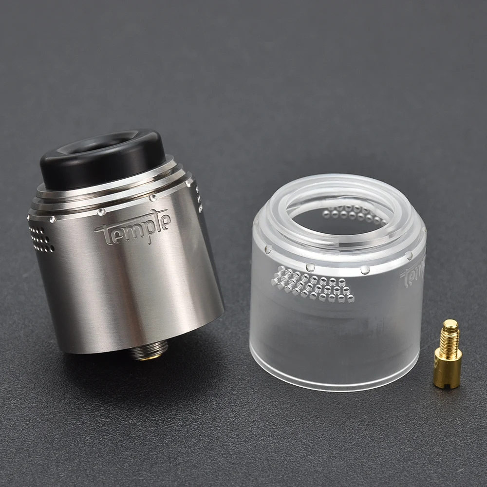 WolfCoolvape TEMPLE 28MM RDA RDA TEMPLE 28MM 316 atomizer tank for coils & atomizers - gallery image 2