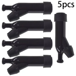 5pcs Spark Plug Cap Black Lawn Mower Part Replacement Set Spare Accessories Engines​ For Honda GX160 GX200