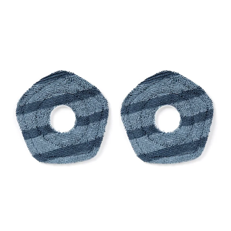 Panos laváveis para esfregão a vácuo Homeshopping, compatíveis com aspiradores de robô Eufy X10 Pro Omni X8/X8pro X9 Pro, almofada macia para esfregar