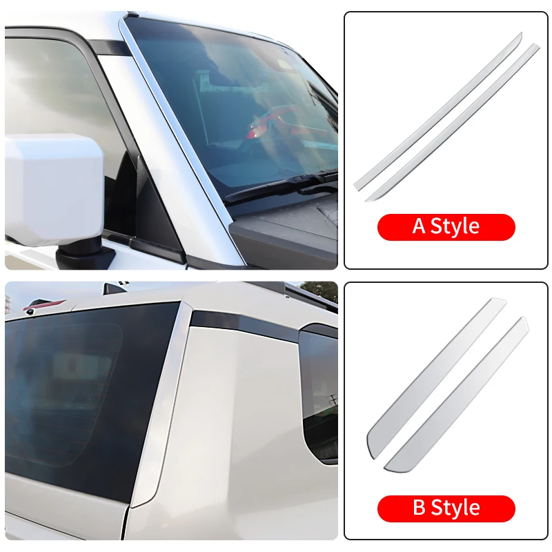 For Toyota Land Cruiser 250 Prado Lc250 2024 2025 1958 First Edition FJ250 Back Car Window Chrome Decoration Sequins Accessories