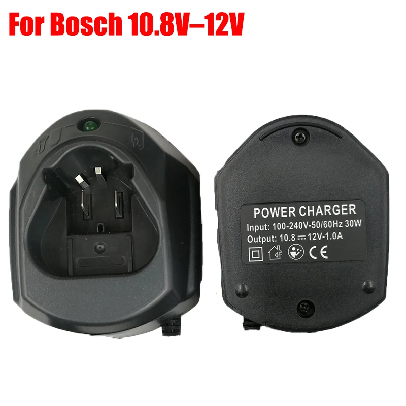 

Portable Lithium Battery Charger Power Tool Battery Charging Station Replacement Charger for Bosch 10.8V–12V Lithium Batteries
