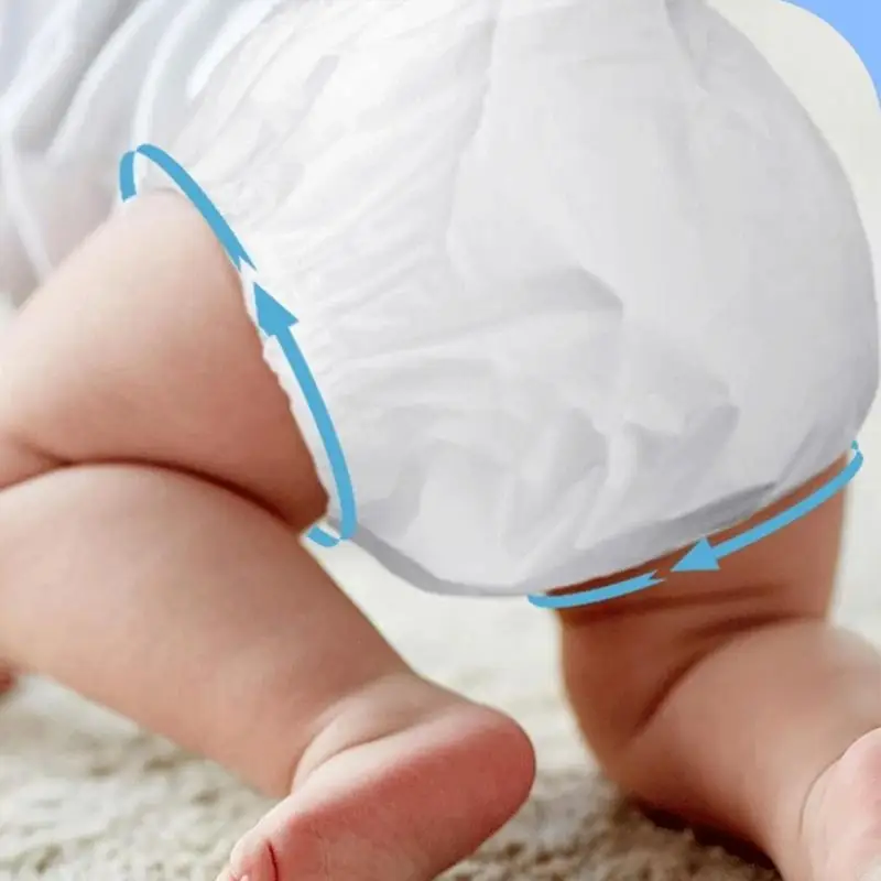 D5QA Celana Latihan Toilet Lembut Celana Popok Bayi Baru Lahir untuk Kulit Bayi Sensitif