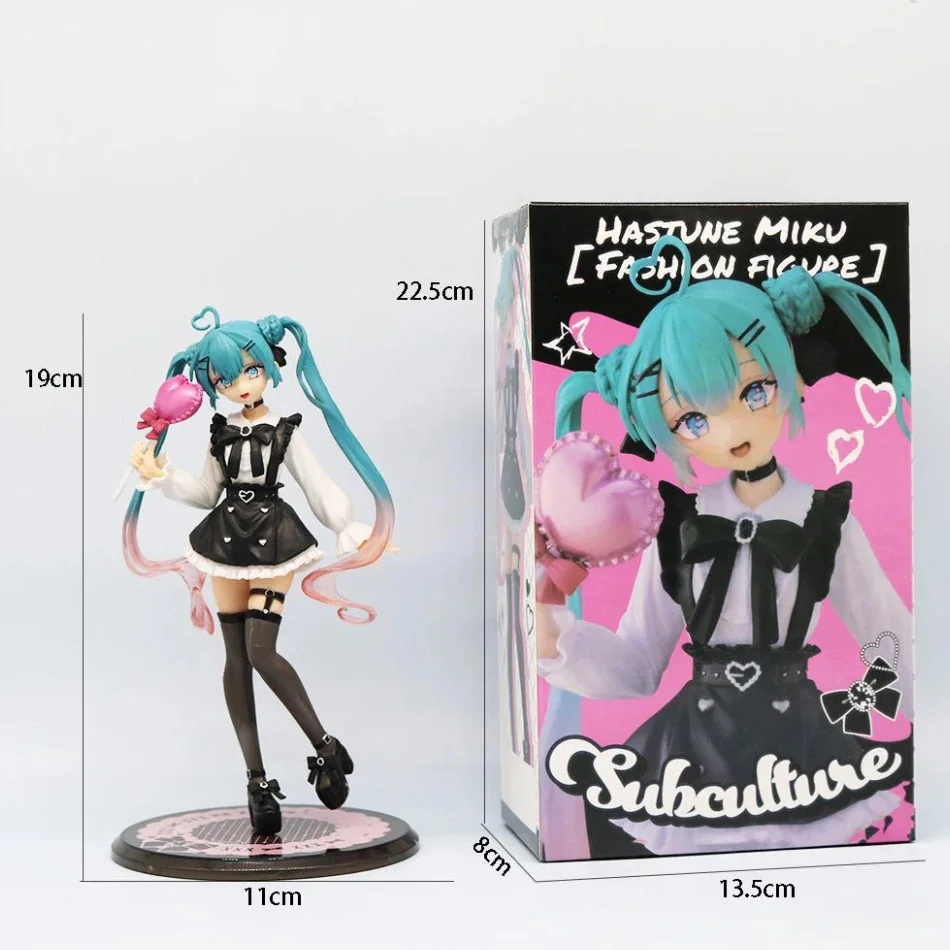 Sexy Mädchen Hatsune Miku Anime Figur Mode Subclture Miku Action Figure Weihnachten Geschenk PVC Sammlung Modell Puppe Spielzeug