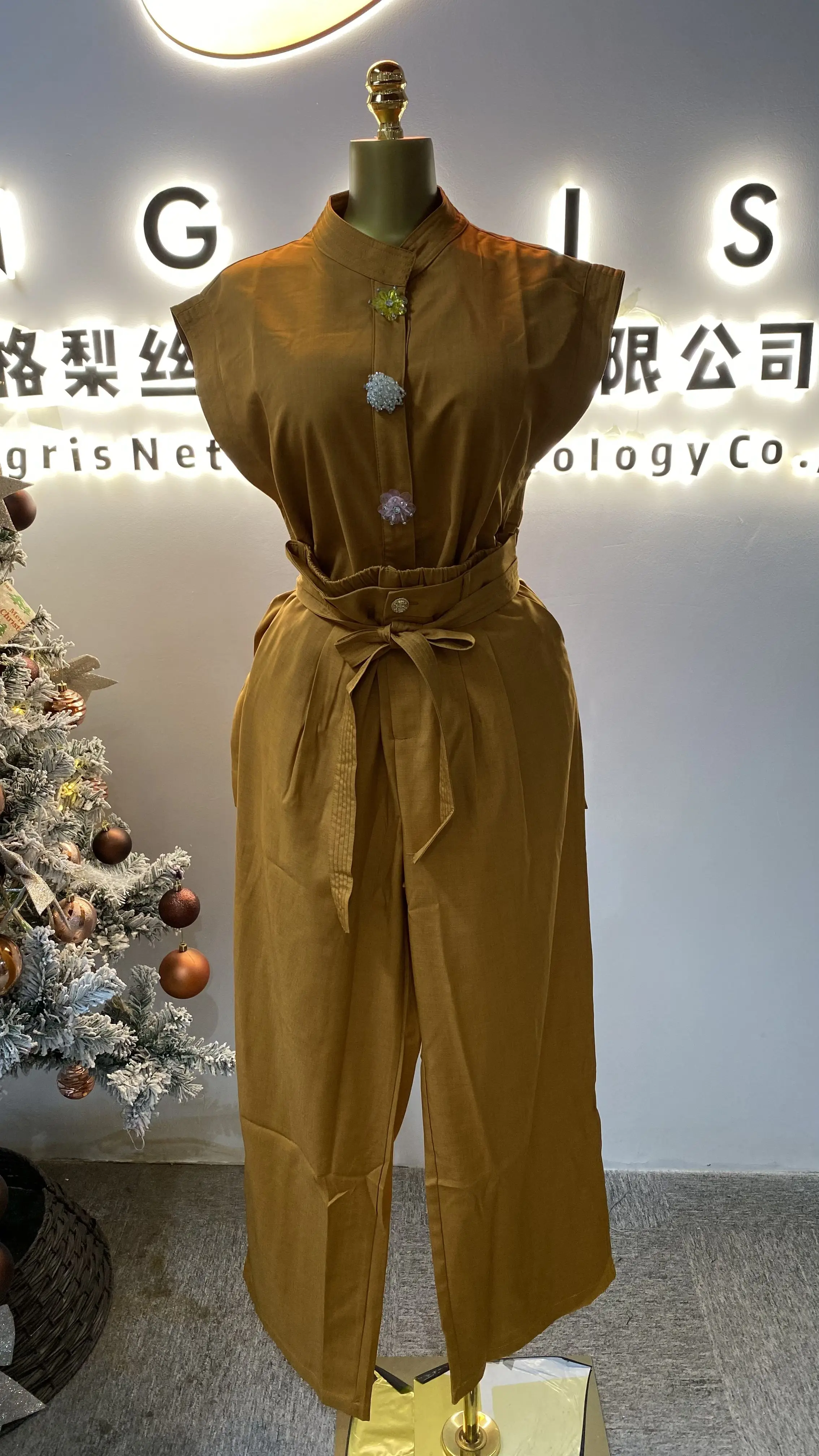 2025 Autumn New Fashion Denim Casual Dress for Women (Front View)-GZXX066