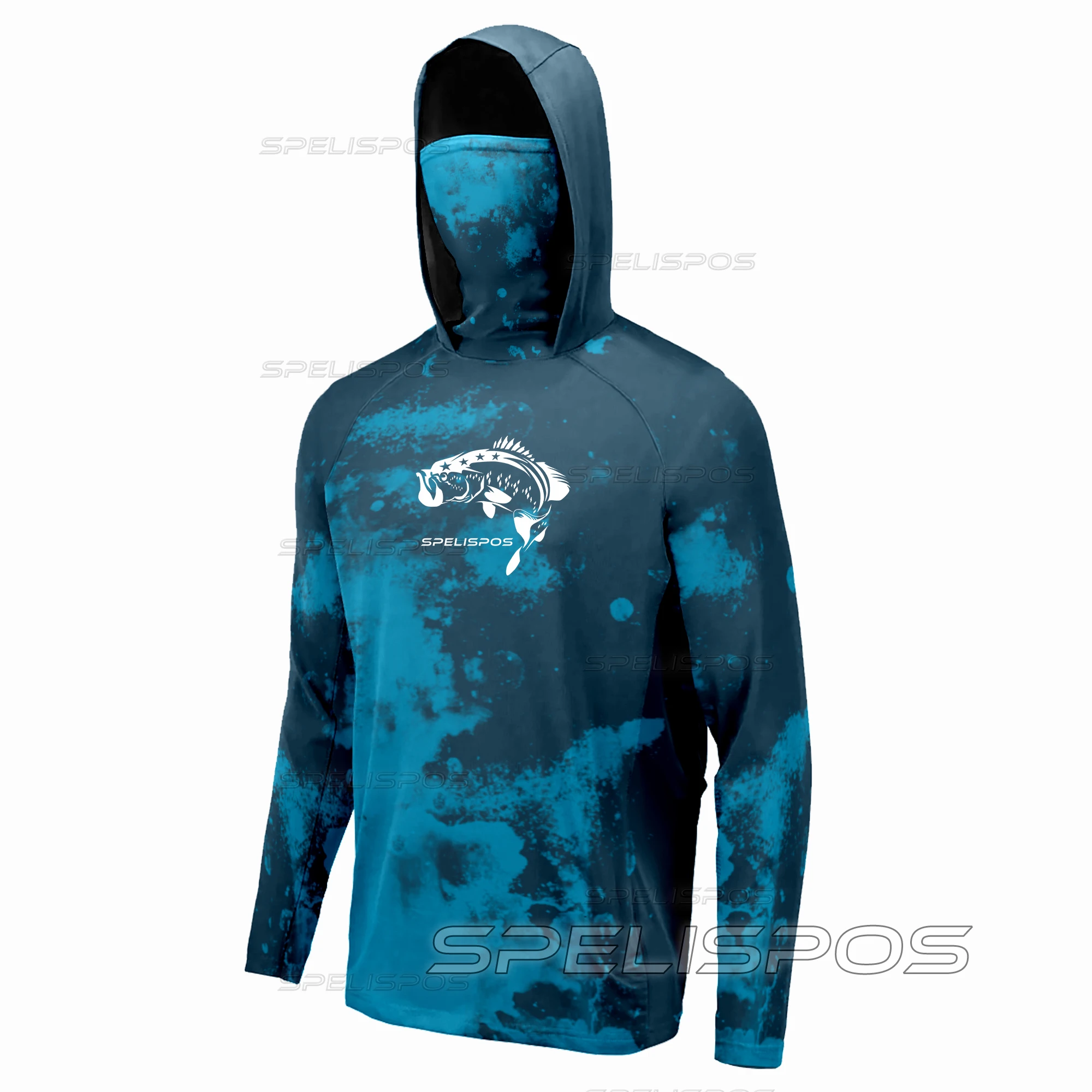 

Outdoor Long Sleeve Hooded UPF 50 Surf Tee Fishing Hoodie Men Surf Shirt Sun Protection Beach Rash Guard Diving Jersey Apparel