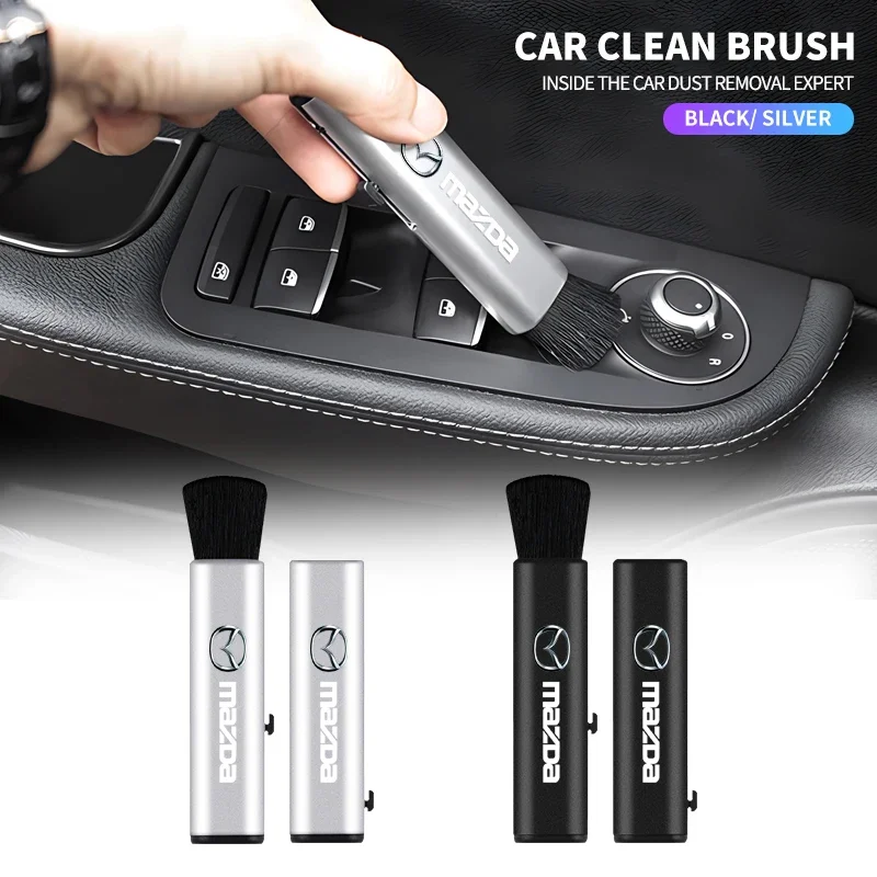 Car Interior Dashboard Dust Remover Cleaning Soft Brush For Mazda 3 5 323 CX-3 CX-4 CX-5 CX-7 CX-9 Axela 6 RX8 7 MX3 MX5 MX30