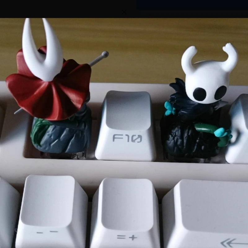 LOBO Hollow Knight Figure Custom Keycaps for Mechanical Keyboard Caps DIY Esc Key Nunu Anime Keycaps PC Gamer Key Caps Boy Gifts
