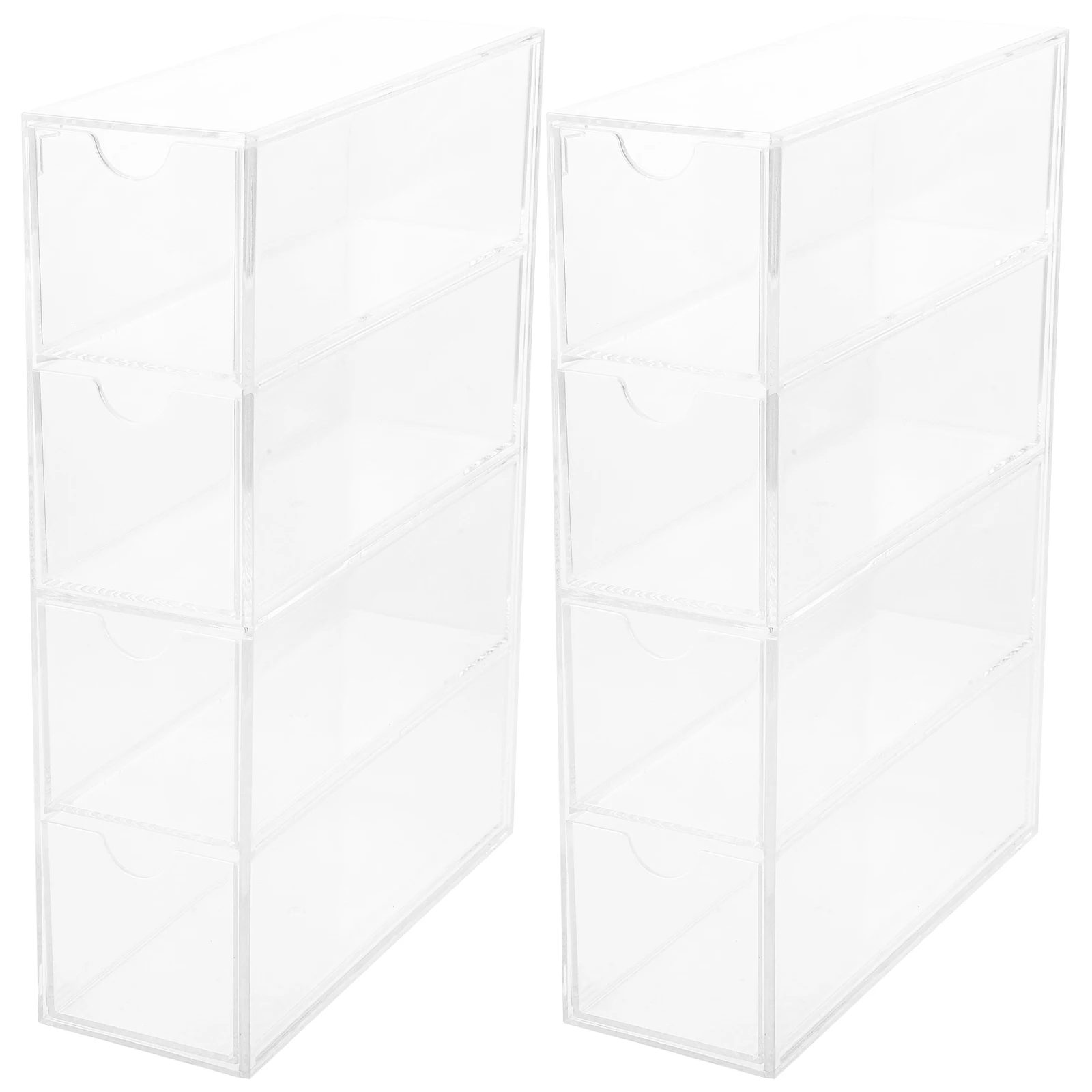 

2 Pcs Sunglasses Display Box Eyeglass ganizer Stationery Acrylic Storage Drawer Washtub Pen Pencil Paperclip Accessories Water