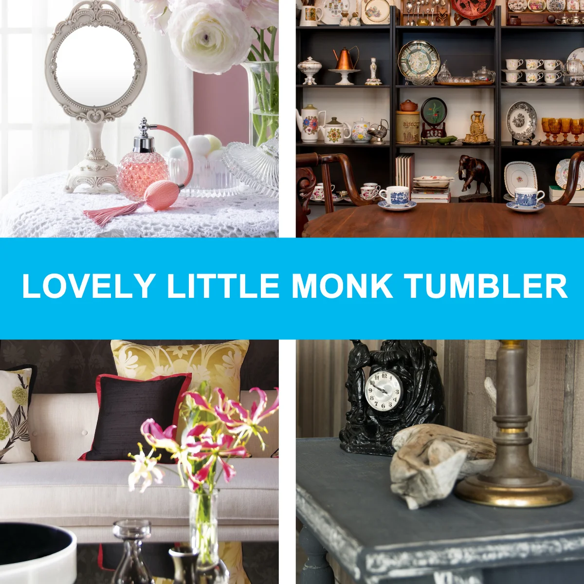 

1Pcs Wooden Crafts Tumbler Monk Handcraft Accessory Chic Lovely Design Home Room Restaurant Gift Grey Eye Closed