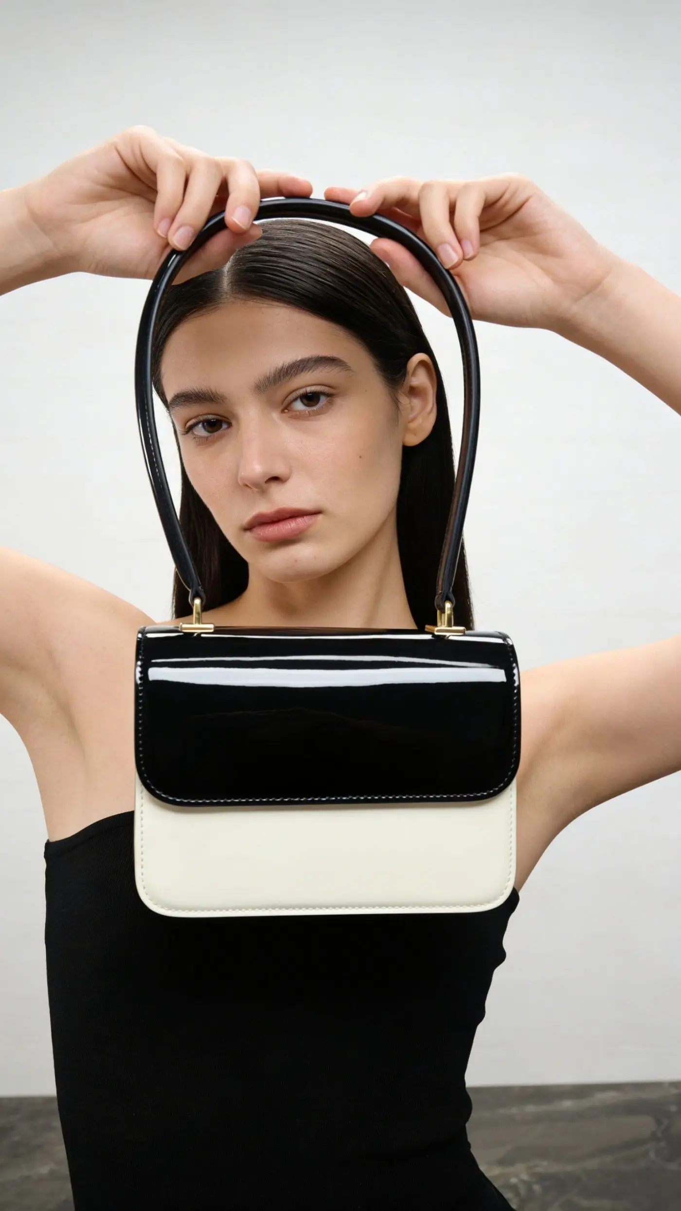 

Women Exquisite Crossbody Bag Large Capacity Leather Casual Satchel Bag Solid Color Chic Single Shoulder Bag Retro Armpit Bag