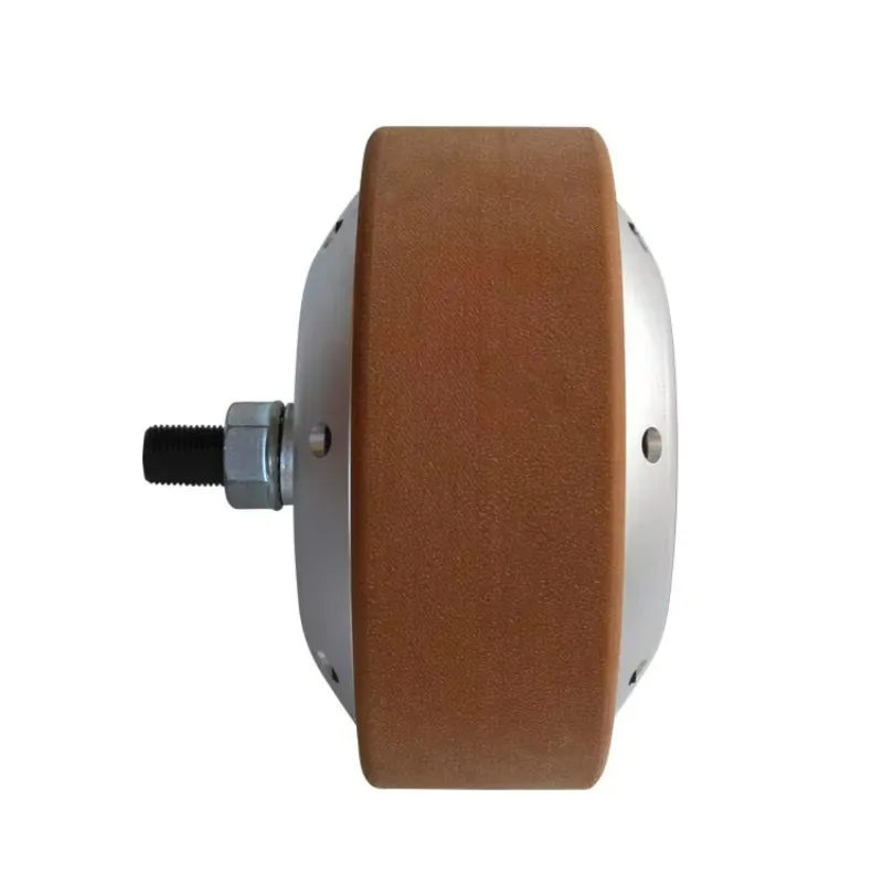 6.5inch 48V 260RPM 200kg Load 4096 Magnetic Encoder Pu Tire Brushless Electric Wheel Dc Servo Hub Motor for Service Robot