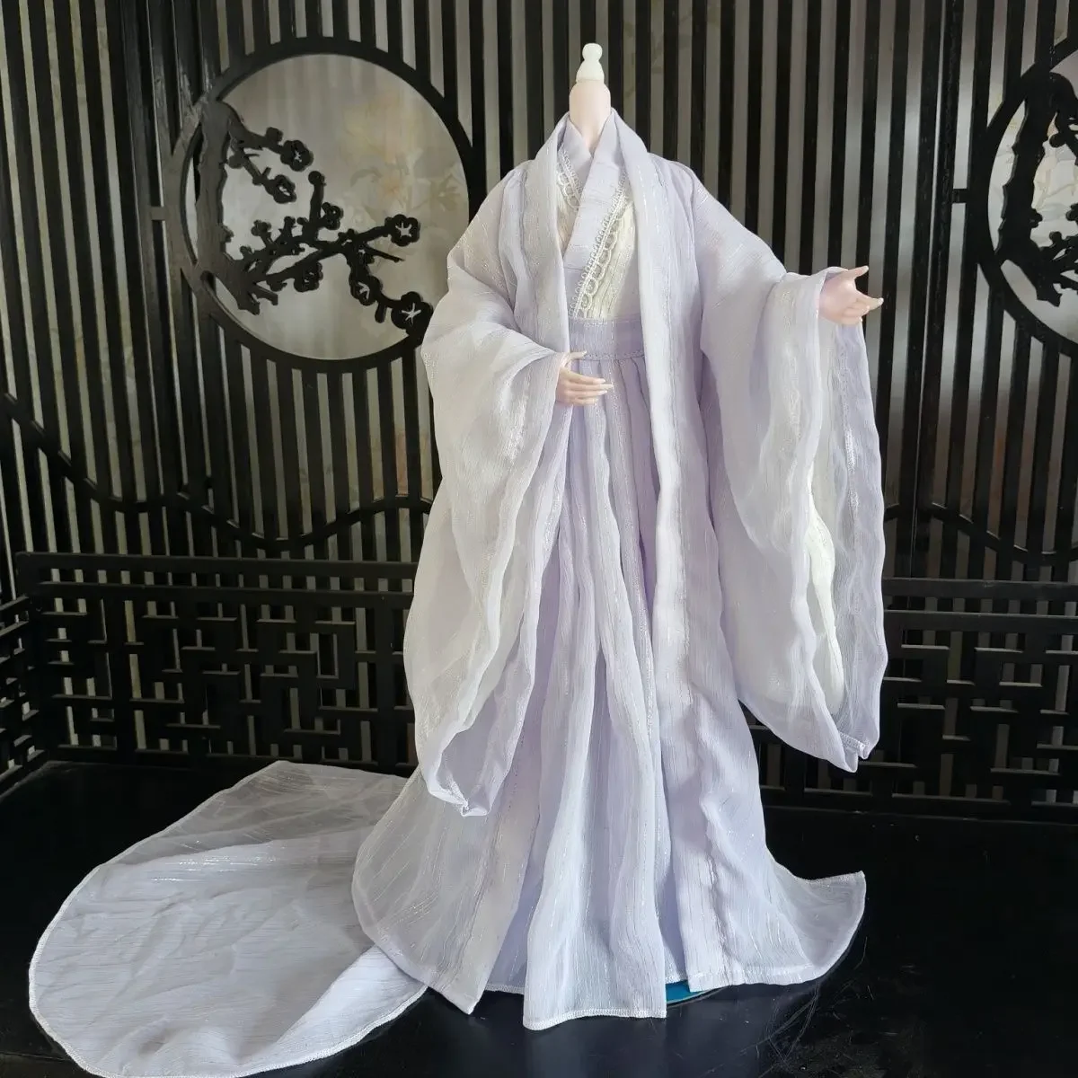 （Customize 30 Days）1/4 Doll's Clothes Suit for 45cm Bjd Doll China Ancient Style Hanfu Clothing Dress