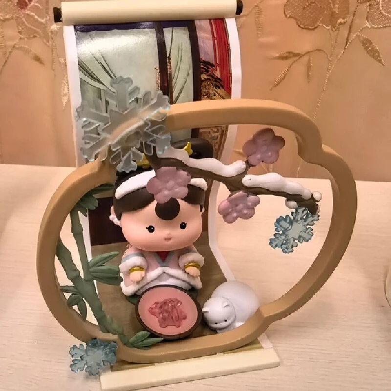 متحف القصر الصين الثقافية الإبداعية باو جيي اللوحات الشهيرة سلسلة كرونيكل صندوق أعمى نموذج يعرض جمع الهدايا اللعب #2