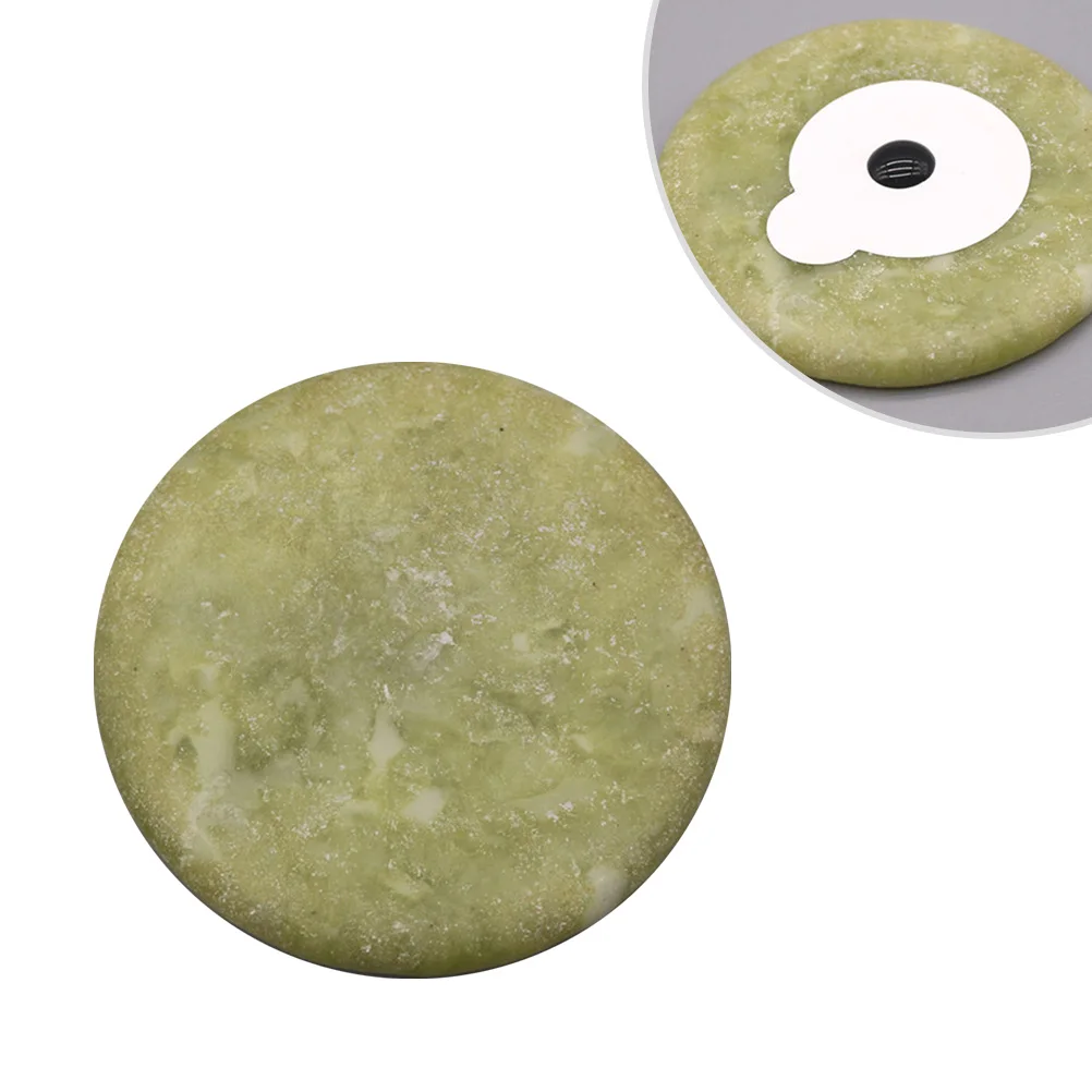 Almofada de cola para cílios, 20 peças, pedra de jade, paleta de extensão reutilizável, anti-secagem, suporte adesivo para maquiagem, festa de casamento, selfie