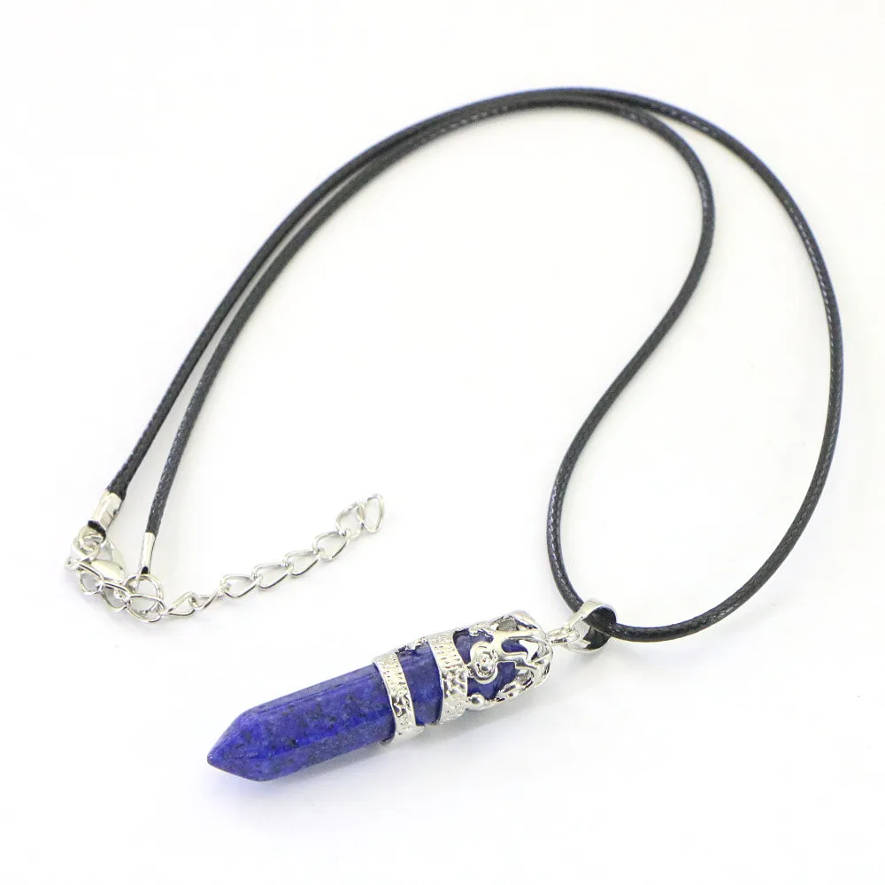 New Classic Egyptian Lapis Lazuli Stone Necklace Pendant Chain Accessories Parts Women Gift Birthday Banquet Christmas Jewelry