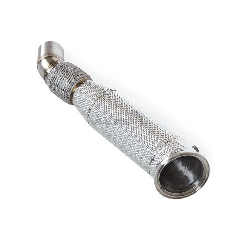 540i/640GT 3.0T G30 2018-2023 High Performance Exhaust Downpipe with Insulation Layer