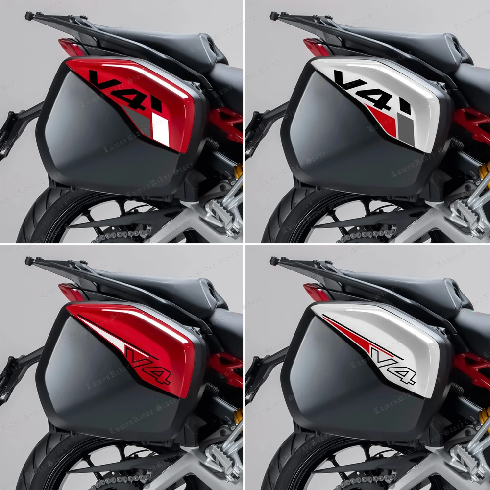 For Ducati Multistrada V4S V4 S Touring Motorcycle Vario Case Sticker Side Boxes Panniers Luggage Protection Decals