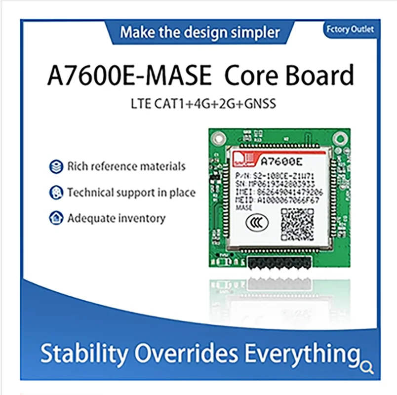 SIMCOM A7600E-MASE LTE Cat.1 4G Modul-Entwicklungsboard