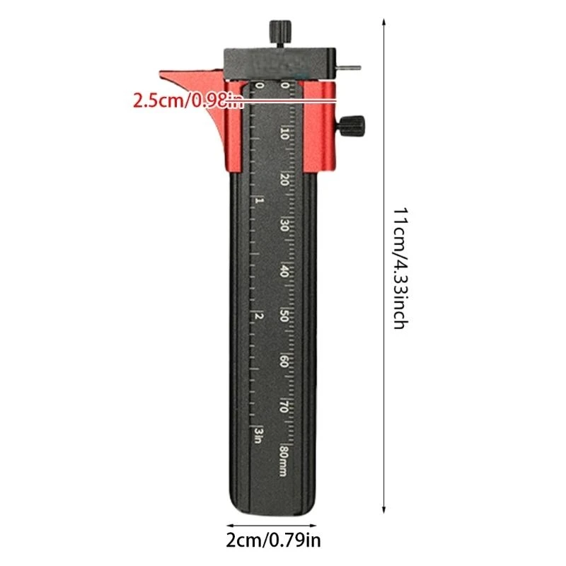 Professional Parallel Scribing Tool Parallel Line Scriber Isometric Line Engraver Parallel Line Carving Tool Adjustable