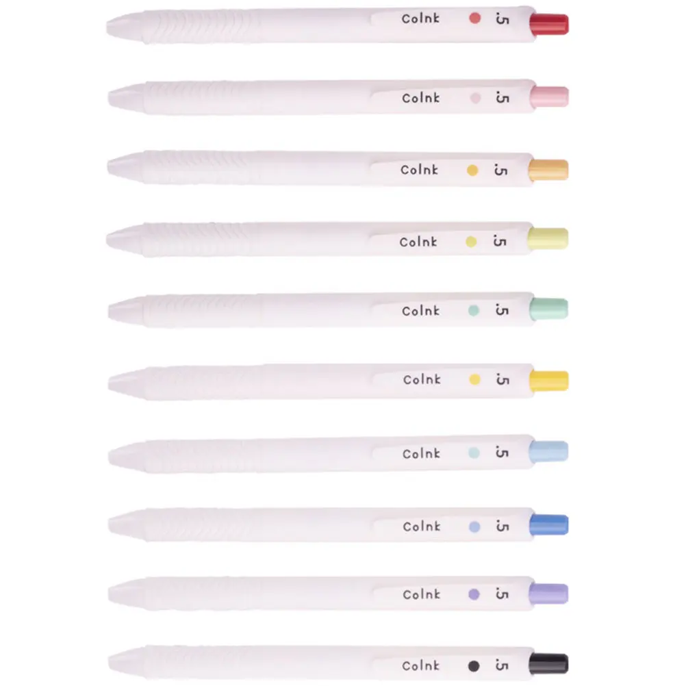 

Набор из 10 гелевых ручек с тонким наконечником, многофункциональные, портативные, для рисования, маркировки, скрапбукинга, аксессуары для студентов и взрослых, плавное письмо