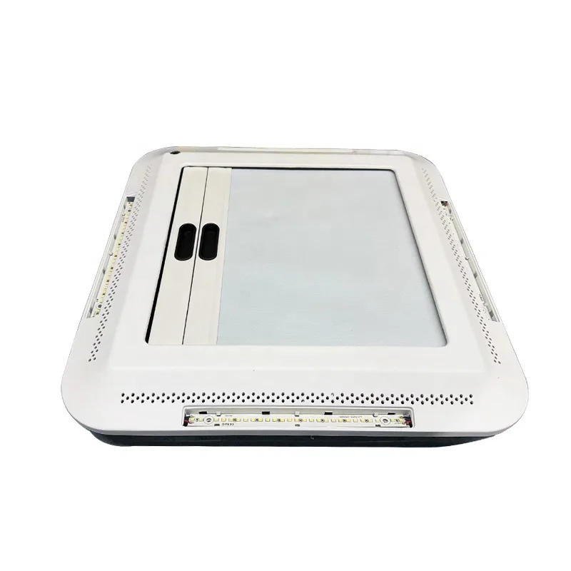 عالية الجودة 800*500 مللي متر سبائك الألومنيوم LED كوة ل RV سقف تخييم التهوية مباشرة الصينية مصنع قافلة RV أجزاء الجسم