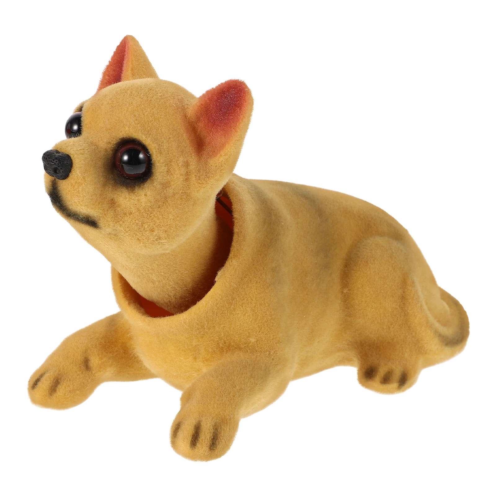 

Cute Shaking Dog Decor Car Dashboard Ornament Durable Resin Puppy Play Figurine Vehicle Decoration Home Office Desk