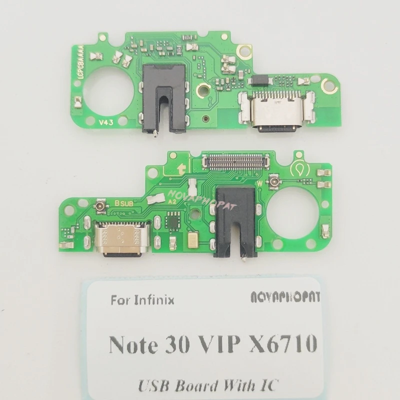

Зарядная док-станция для Infinix Note 30 VIP X6710, USB разъем для наушников, аудиоразъем, микрофон, зарядная плата с IC