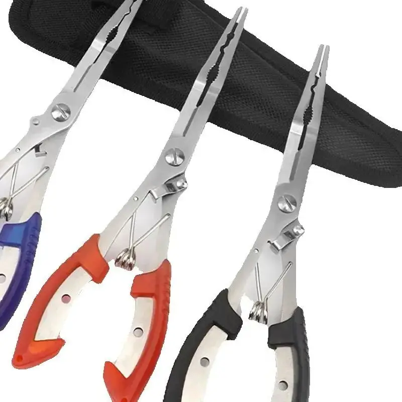 

Эргономичные противоскользящие высокопрочные плоскогубцы для рыбы, многофункциональный инструмент для резки лески для рыболовного снаряжения с крючком