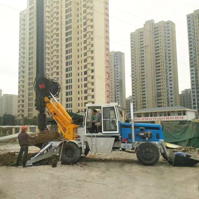 Multi-functional Rotary Drilling Rig   with Compressed Air Farm Machinery Agriculture