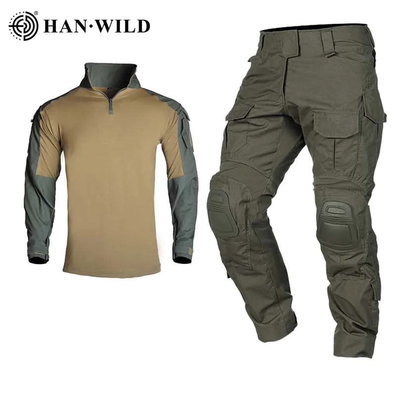 Uniforme de combate G3 táctico Airsoft – Chaqueta con capucha y pants - imagen 2
