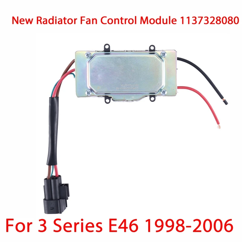 1 Piece Radiator Fan Control Module 1137328080 New For BMW 3 Series E46 1998-2006 316Ci 316I 316Ti 318 320 325 328 330