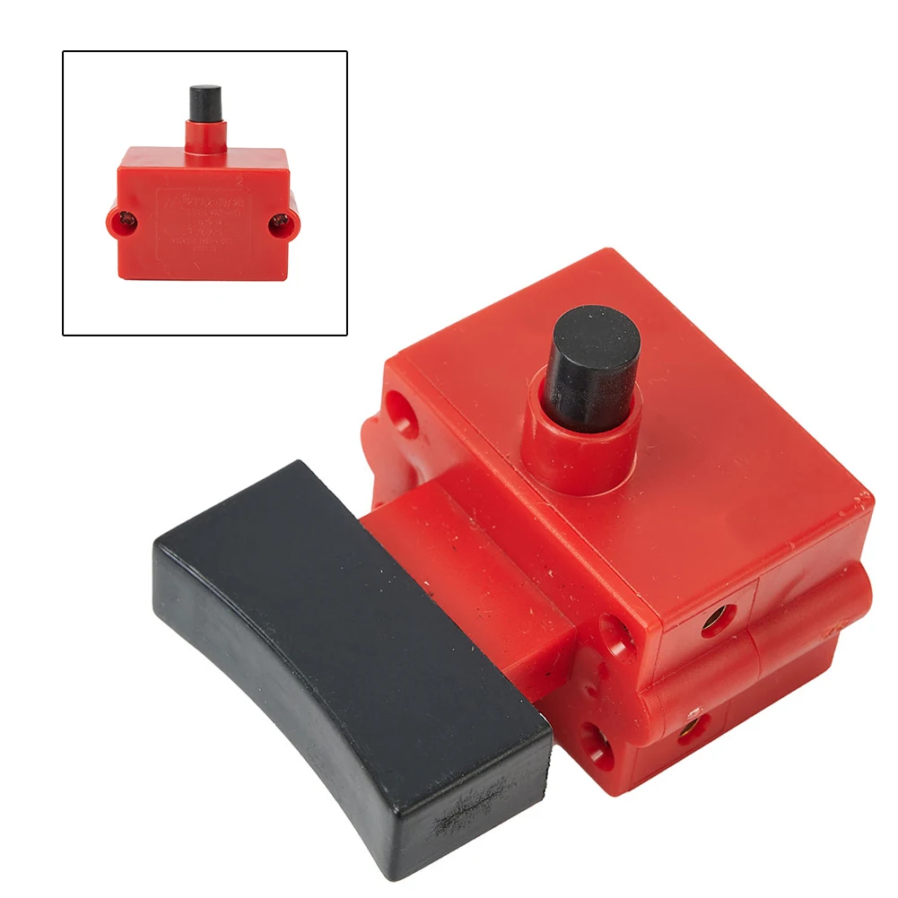 Duarable Practical Switch 1pcs 1× 250V 5E4 ABS Nylon Cutter Cutting Machine FA2-10/2B Large Lock On NO Contact