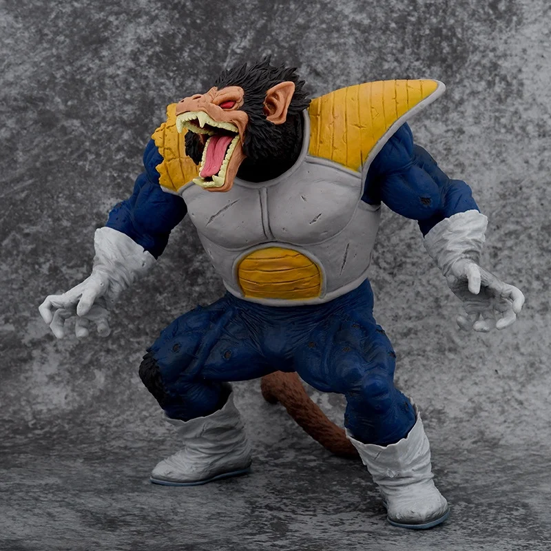 Genuíno dragon ball z greta macaco vegeta macaco figura de ação vegeta anime estatueta estátua coleção modelo brinquedo presentes em estoque