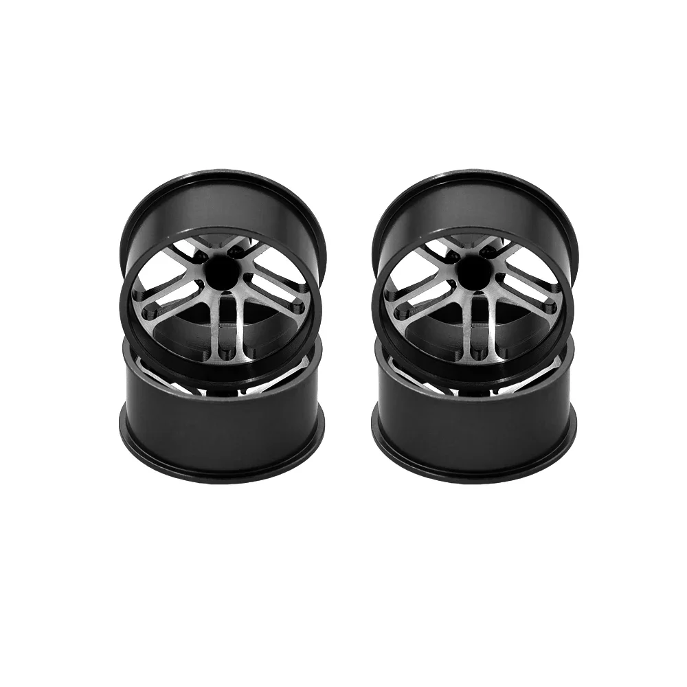 4Pcs Middle Diameter Lightweight Wheels - Self - made Parts for Tamiya MINI 4WD Colored Wheel with Aluminum Alloy - Image 3