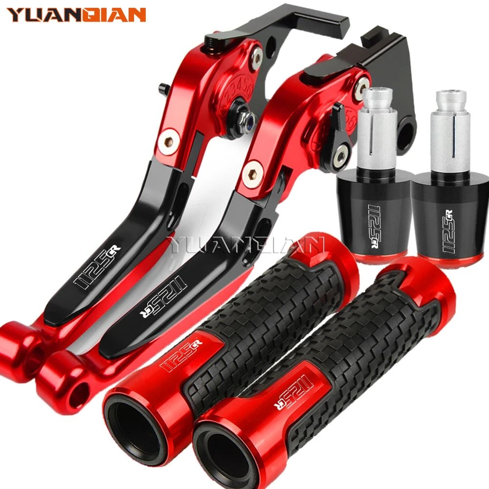 

Motorcycle Accessories Extendable Adjustable Brake Clutch Levers 22mm Handles Handlebar grips ends For BUELL 1125CR 1125 CR 2009