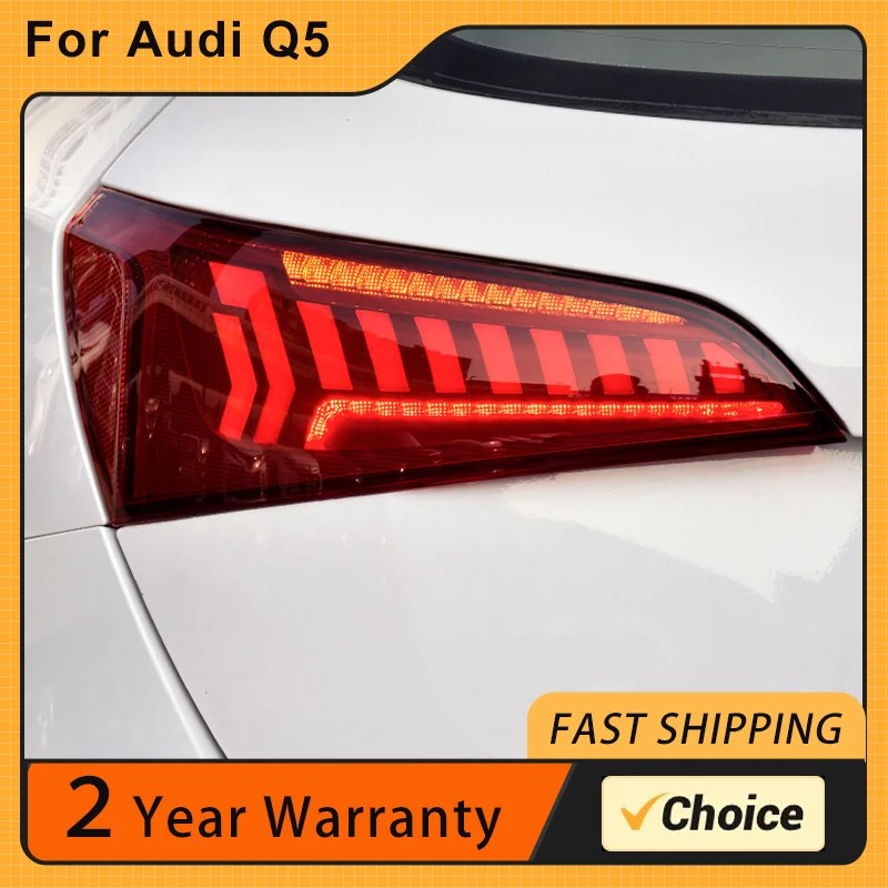 

Car Lights For Audi Q5 SQ5 2008-2018 8R LED Auto Taillight Assembly Upgrade Q7 Design Dynamic Signal Lamp Tool Accessories