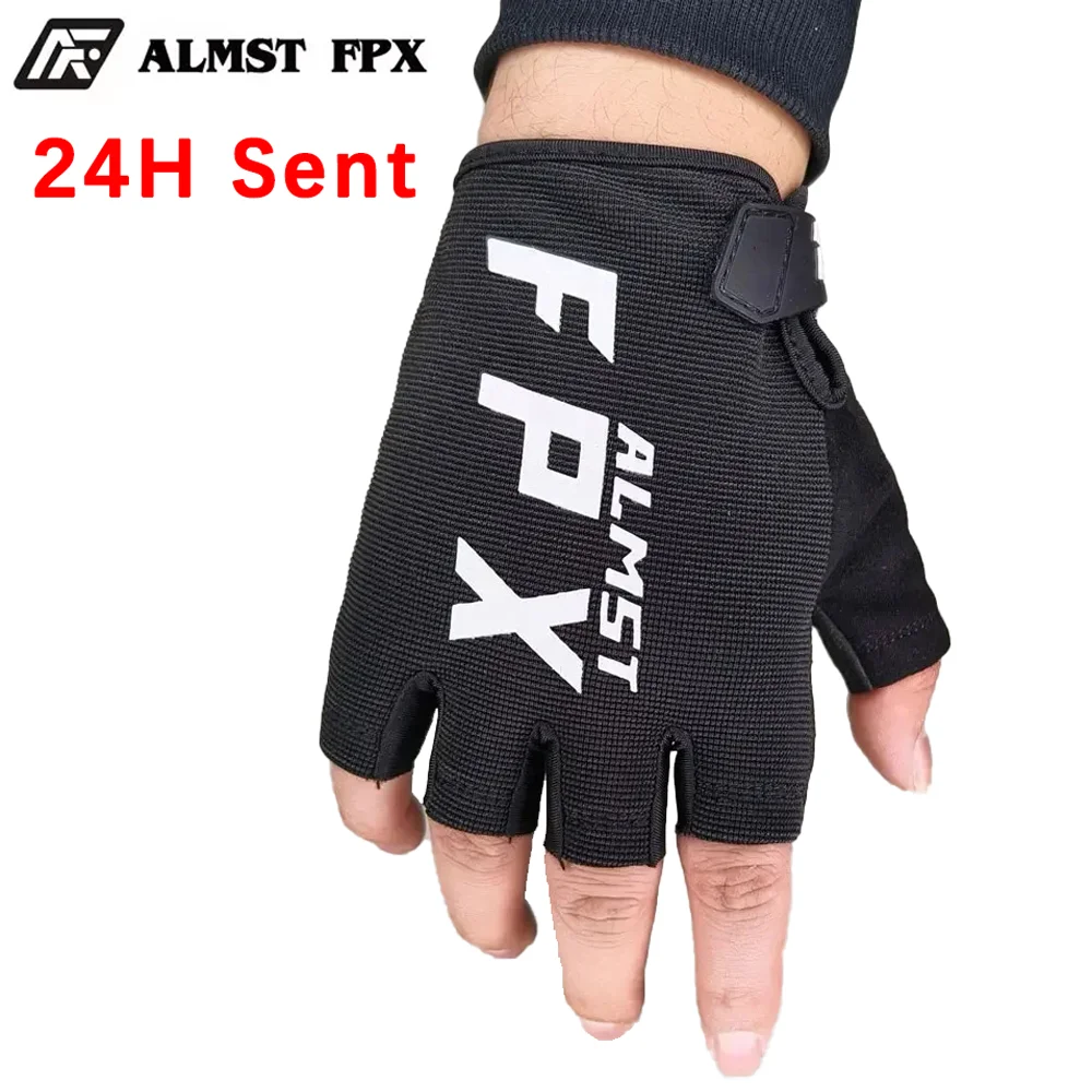 Almst Fpx-guantes de Motocross de dedo corto para adultos, guantes de moto de medio dedo de Gel para hombre, ATV, UTV, deportes, MTB