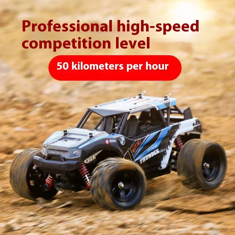 1/16 Schaal Professionele 4x4 RC Auto Hoge snelheid terreinwagen 2.4G 50 km/u Instapniveau met geëmuleerd differentieel