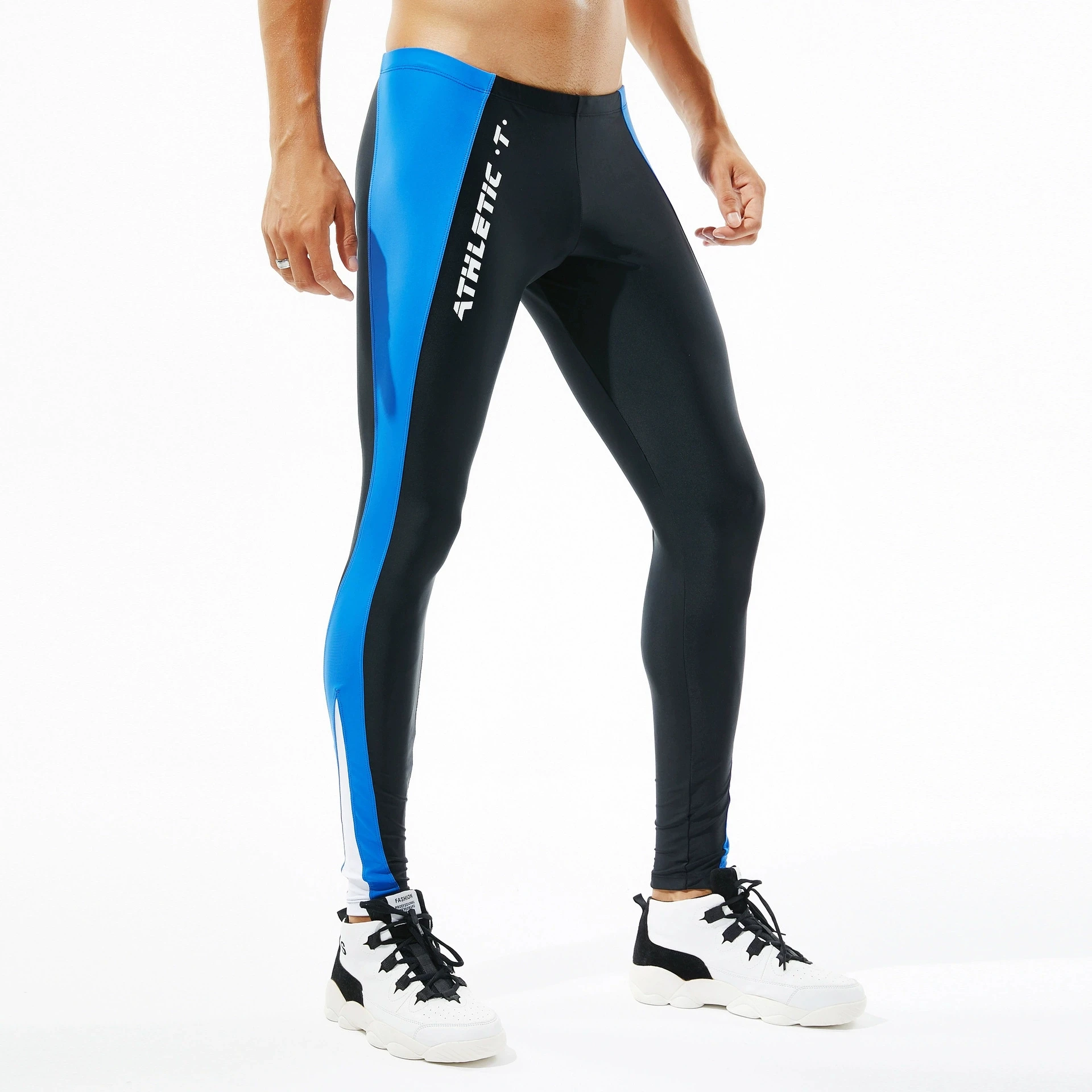 Men\'s Sport Compression Leggings Dive Skins Surf Tights Water Pants Quick Dry Base Layer Running Cycling  basketball leggings